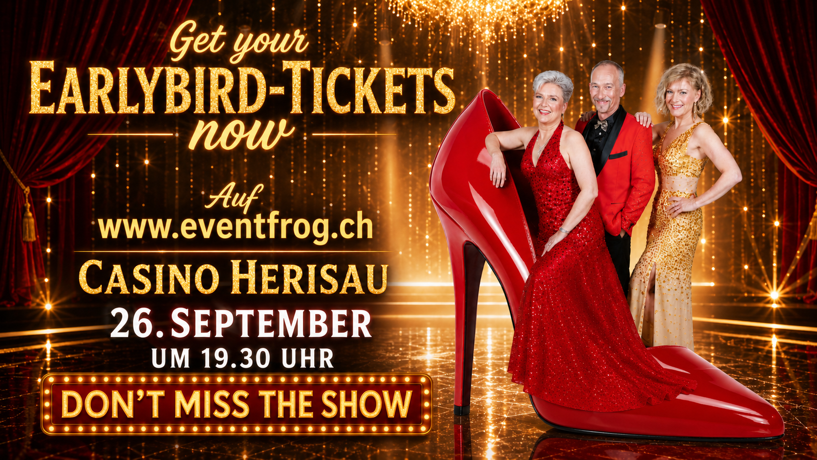 TWO DAMES AND JAMES A SHOW CALLED GLAMOUR