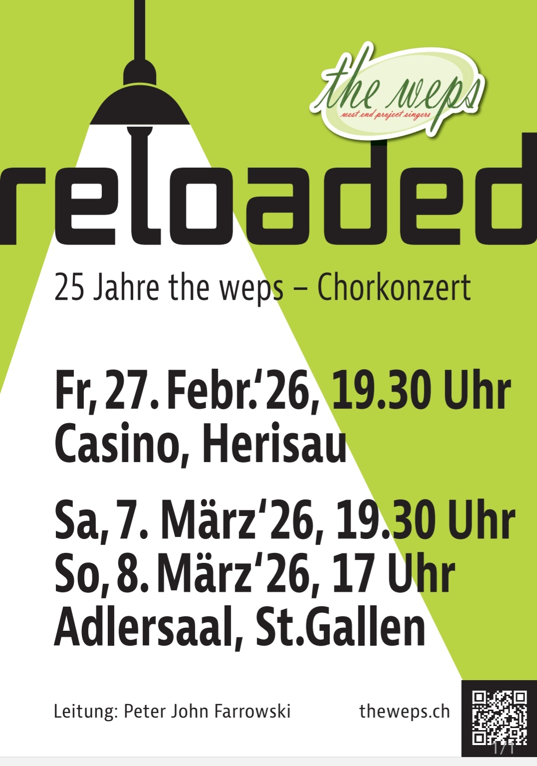 25 Jahre the weps - Chorkonzert the weps – reloaded